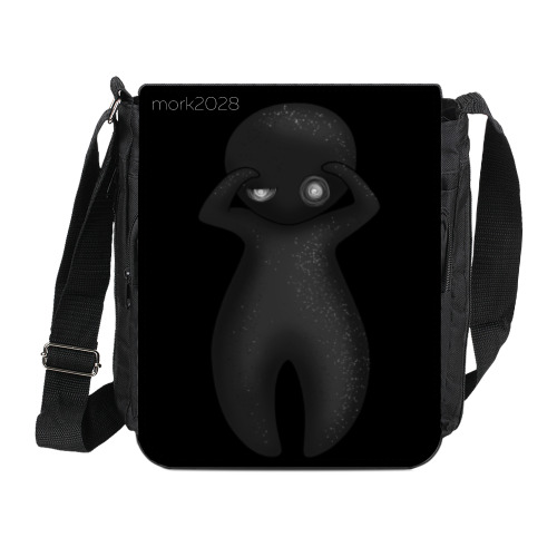 Сумка на плечо (мини-планшет) с принтом Что?