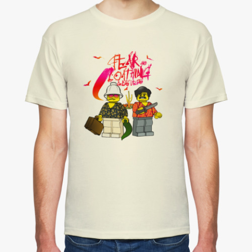 Футболка с принтом страх и ненависть в лас-вегасе