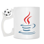 Кружка с футбольным мячиком