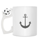 Кружка с футбольным мячиком