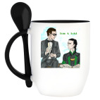 Кружка с ложкой