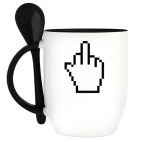 Кружка с ложкой