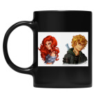 Кружка цветная UV-DTF