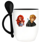 Кружка с ложкой