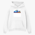 Толстовка худи оверсайз