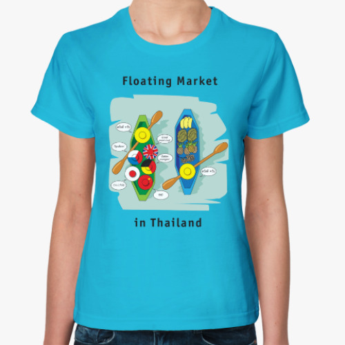 Женская футболка с принтом Пусть Таиланд всегда будет с вами!