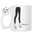 Кружка с футбольным мячиком