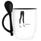 Кружка с ложкой