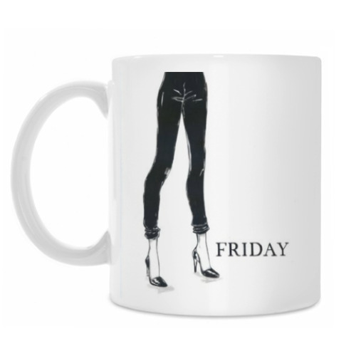 Кружка с принтом Friday