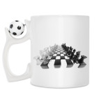 Кружка с футбольным мячиком
