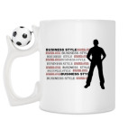 Кружка с футбольным мячиком