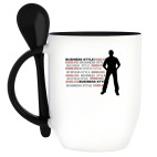 Кружка с ложкой