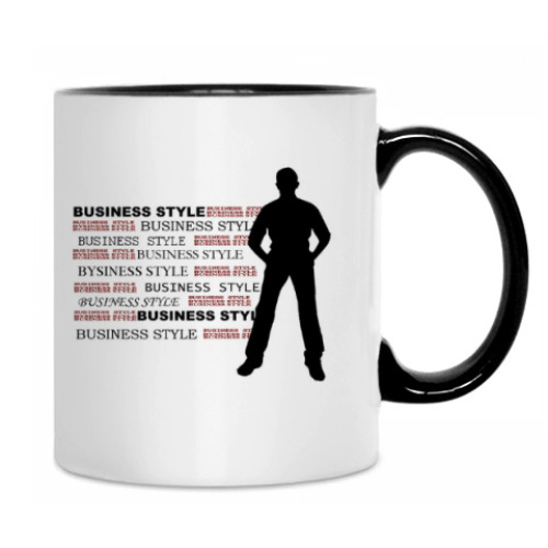 Кружка с принтом Бизнес стиль