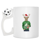 Кружка с футбольным мячиком