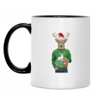 Кружка двухцветная