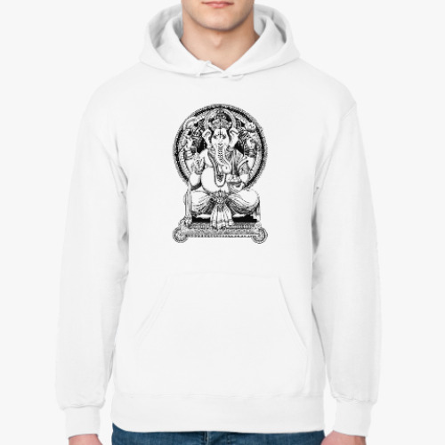 Толстовка худи с принтом ганеша