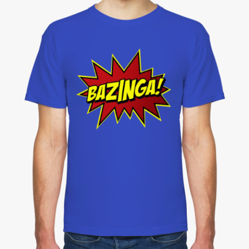 Футболка с принтом Bazinga!