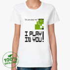 Женская футболка органик