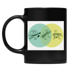 Кружка цветная UV-DTF