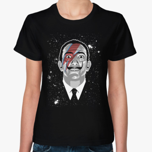 Женская футболка с принтом Сальвадор Дали Stardust