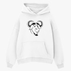 Толстовка худи оверсайз