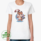 Женская футболка органик