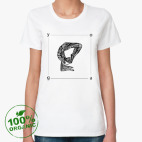 Женская футболка органик