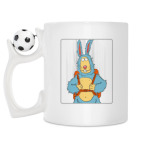 Кружка с футбольным мячиком