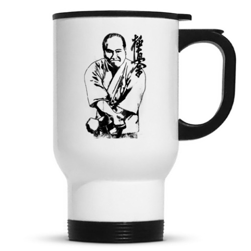 Кружка-термос с принтом Масутатсу Ояма