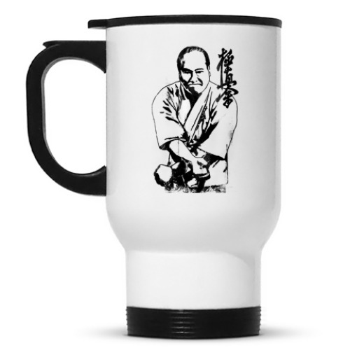 Кружка-термос с принтом Масутатсу Ояма