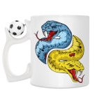 Кружка с футбольным мячиком