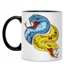 Кружка двухцветная