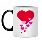 Кружка двухцветная