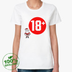 Женская футболка органик