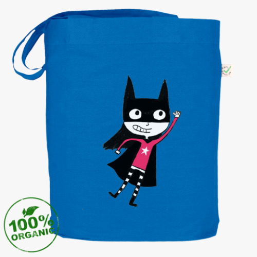 Сумка шоппер с принтом Super Girl