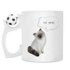 Кружка с футбольным мячиком