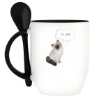 Кружка с ложкой