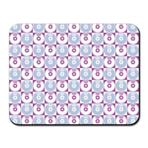 Коврик для мыши с принтом CD Pattern