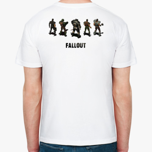 Футболка с принтом fallout