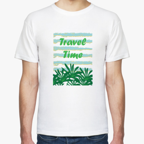 Футболка с принтом Время путешествий