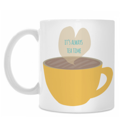 Кружка с принтом Для чаелюба