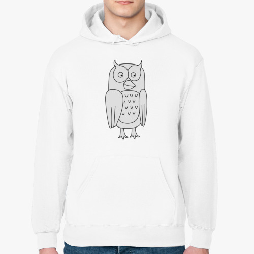 Толстовка худи с принтом Эффективный менеджер