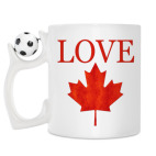 Кружка с футбольным мячиком