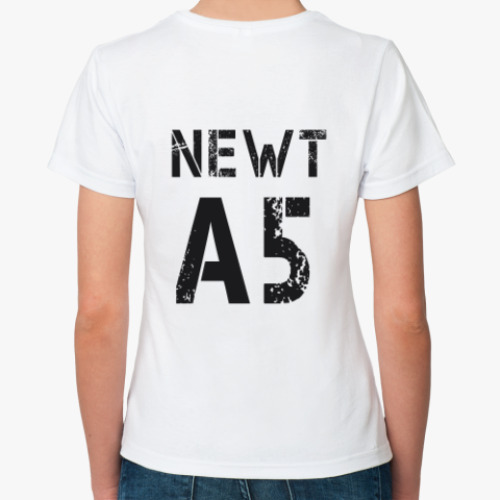 Классическая футболка с принтом Бегущий в лабиринте- Ньют А5