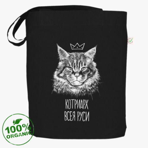 Сумка шоппер с принтом Котриарх Всея Руси