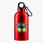 Металлическая бутылка 400 мл UV-DTF