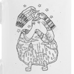 Девица-небо задирает юбку