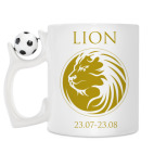 Кружка с футбольным мячиком