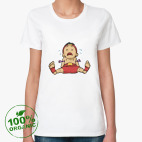 Женская футболка органик