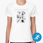 Женская спортивная футболка